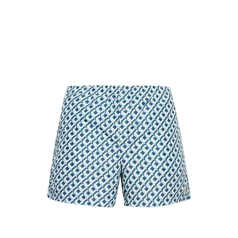 Casablanca White Beachwear - Swim Shorts Men